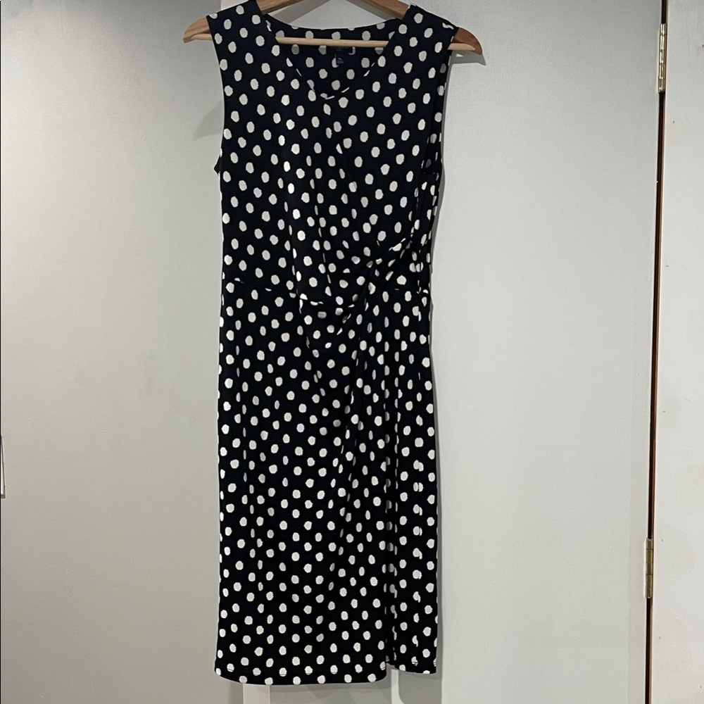 Talbots Black and White Polka Dot MP